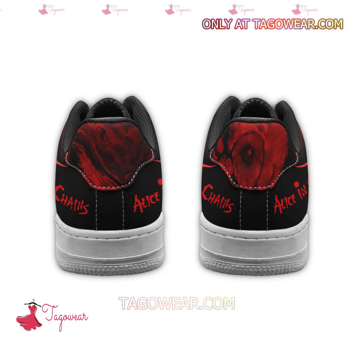 Ideafootwear Alice In Chains Air Low-Top Sneakers Shoes For Men And Women 4