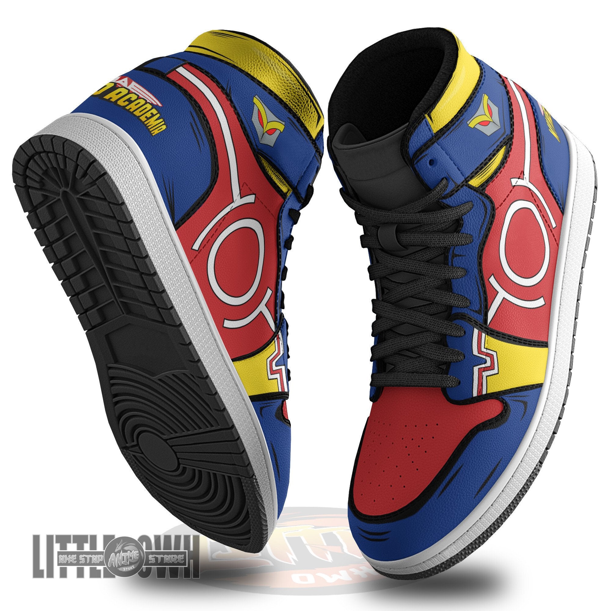 Ideafootwear All Might AJ1 High Sneakers Shoes For Men And Women