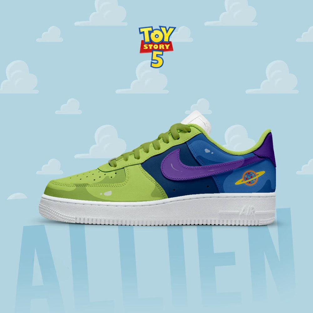 Ideafootwear Allien Toy Story Air Low-Top Sneakers Shoes For Men And Women 1