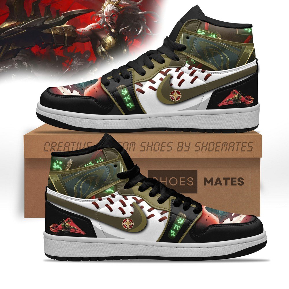 Ideafootwear Ambessa Arcane AJ1 High Sneakers Shoes For Men And Women