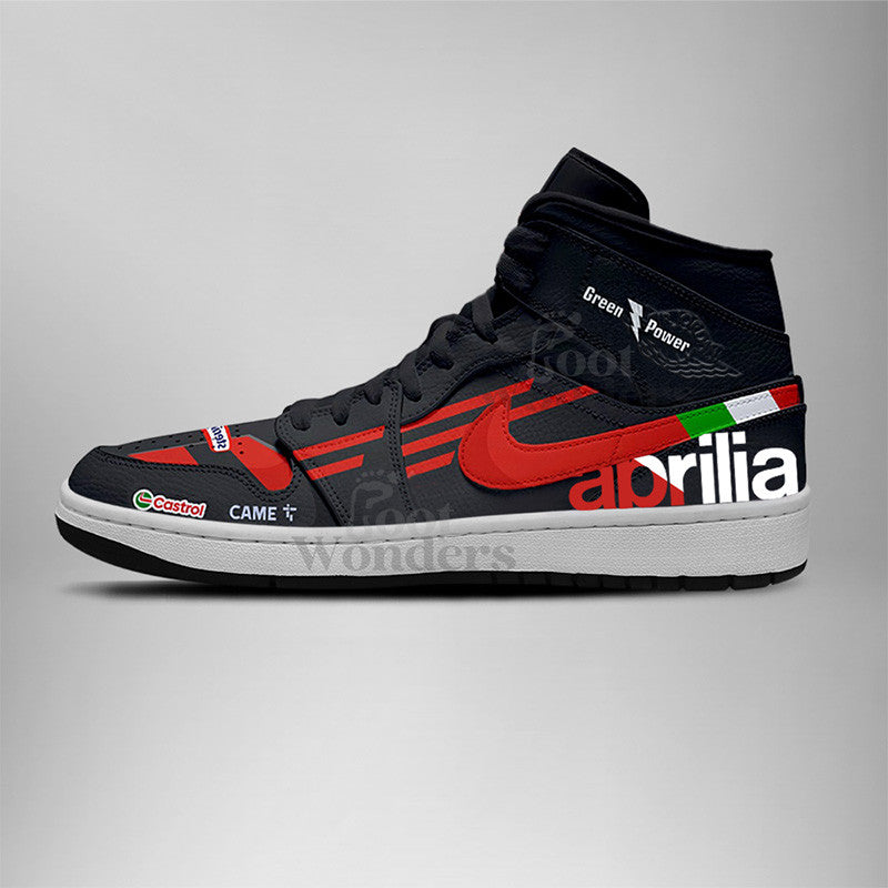 Ideafootwear Aprilia AJ1 High Sneakers Shoes For Men And Women
