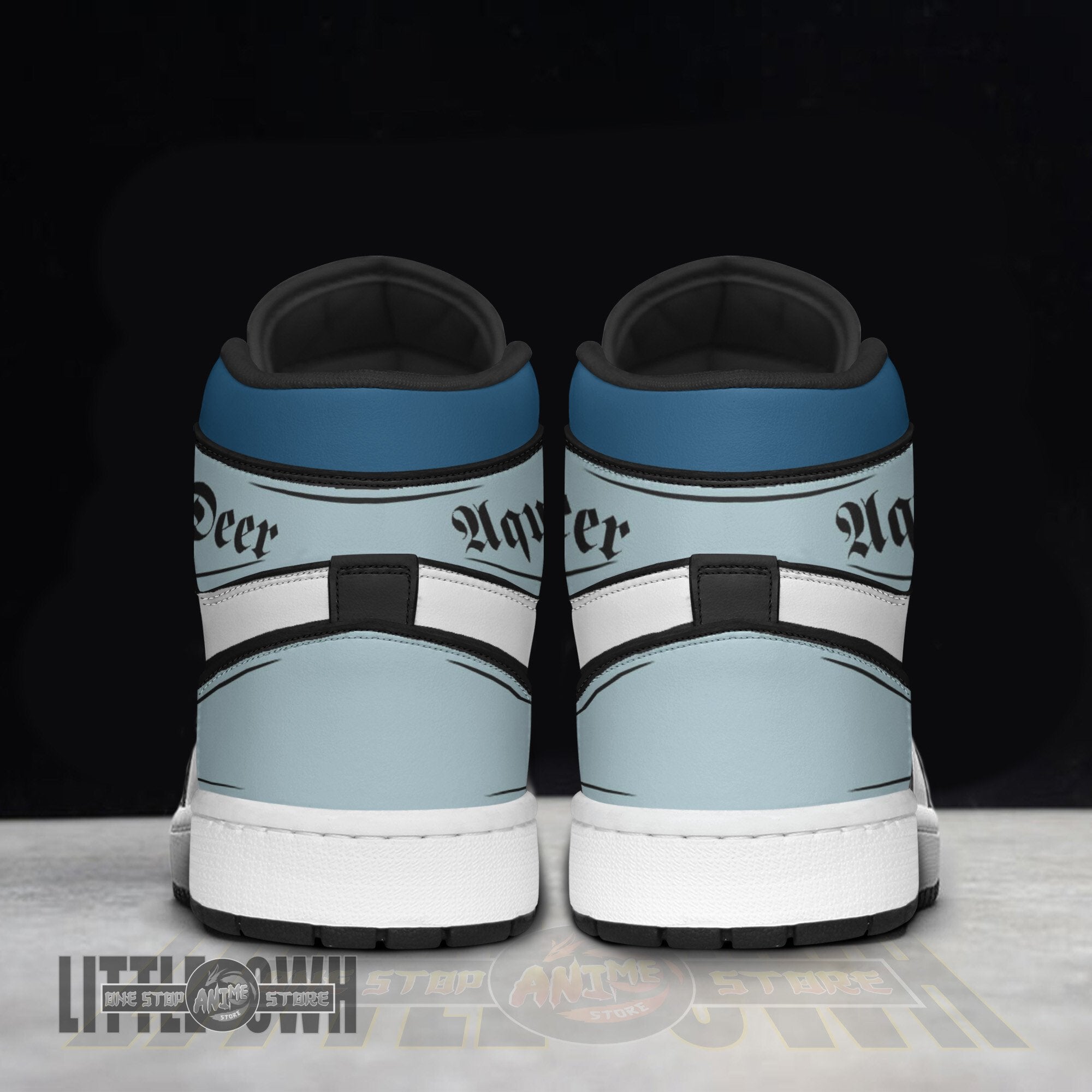 Ideafootwear Aqua Deer AJ1 High Sneakers Shoes For Men And Women