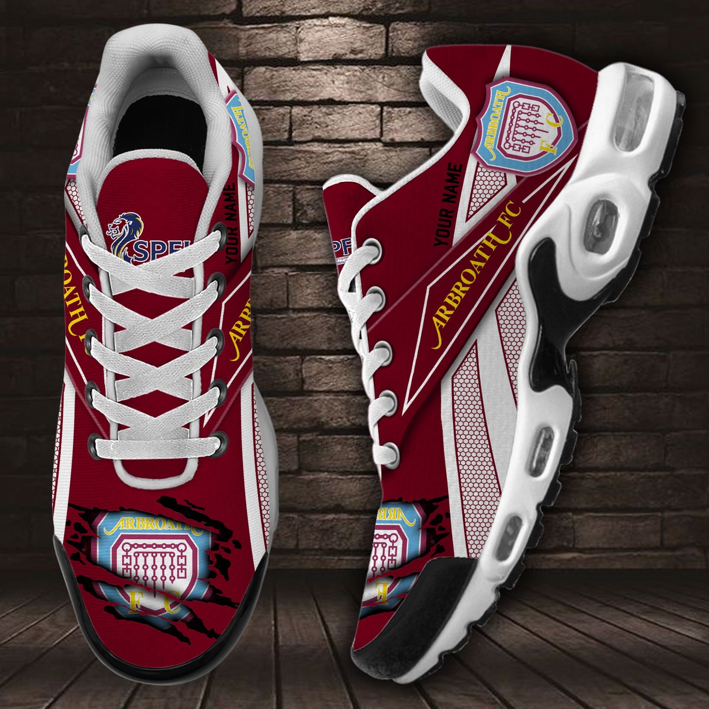 Ideafootwear Arbroath F.C. TN Shoes Sneakers For Men And Women