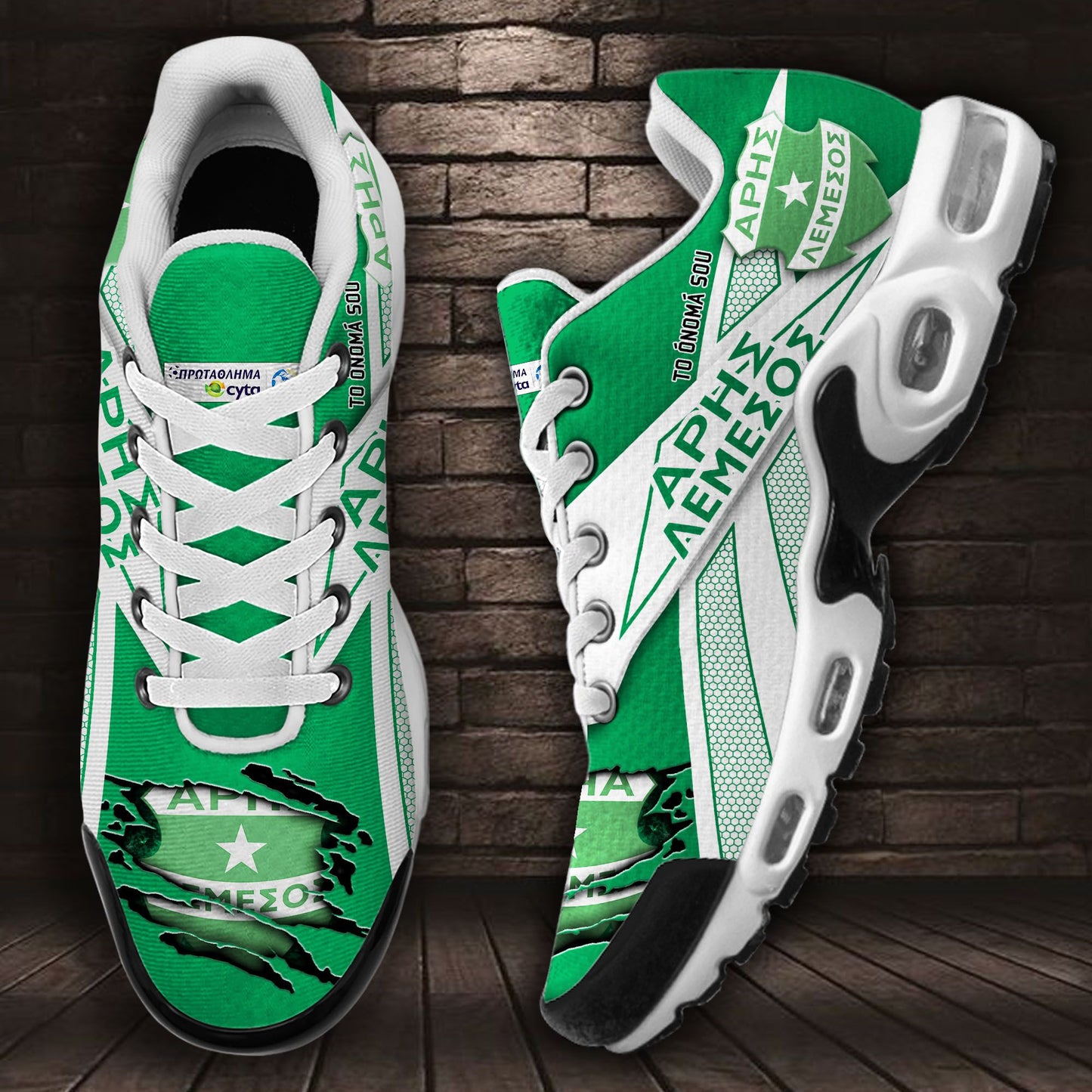 Ideafootwear Aris Limassol F.C TN Shoes Sneakers For Men And Women
