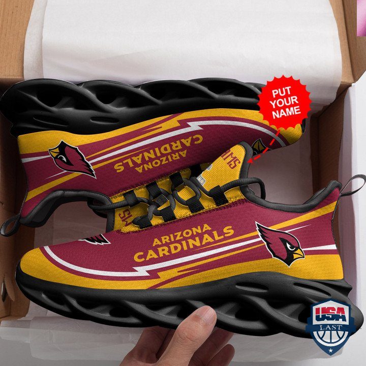 Ideafootwear Arizona Cardinals Max Soul Shoes Sneakers For Men And Women