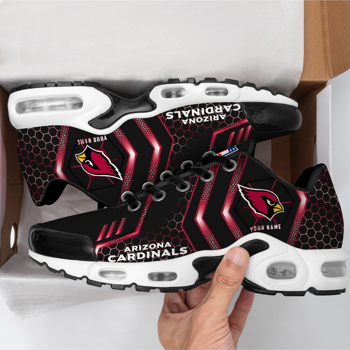 Ideafootwear Arizona Cardinals TN Shoes Sneakers For Men And Women