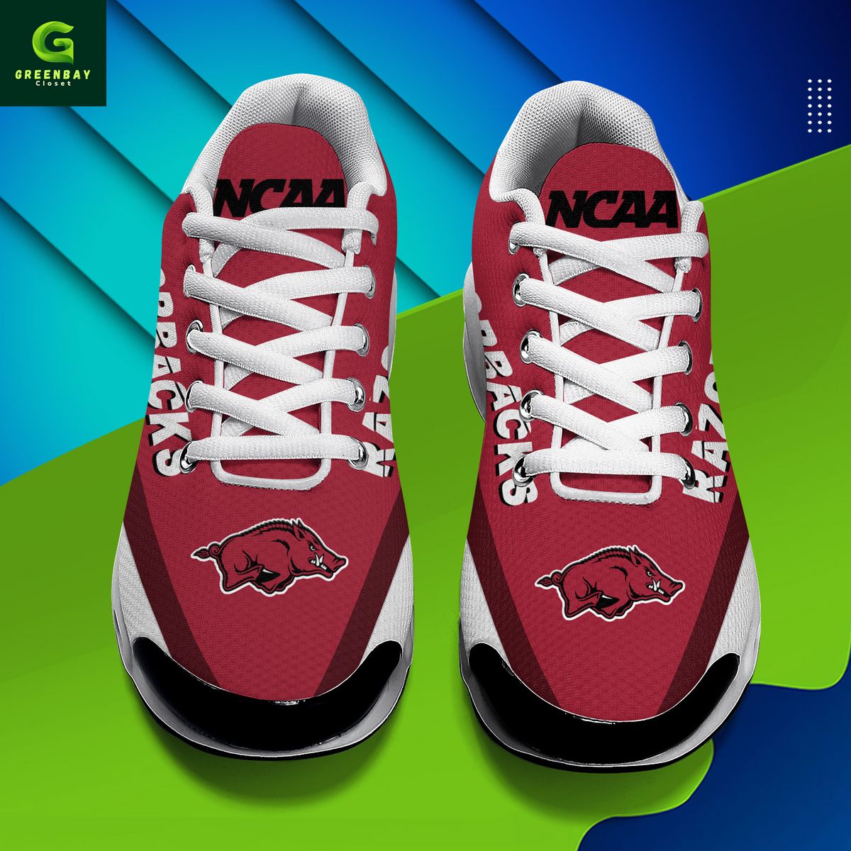 Ideafootwear Arkansas Razorbacks TN Shoes Sneakers For Men And Women