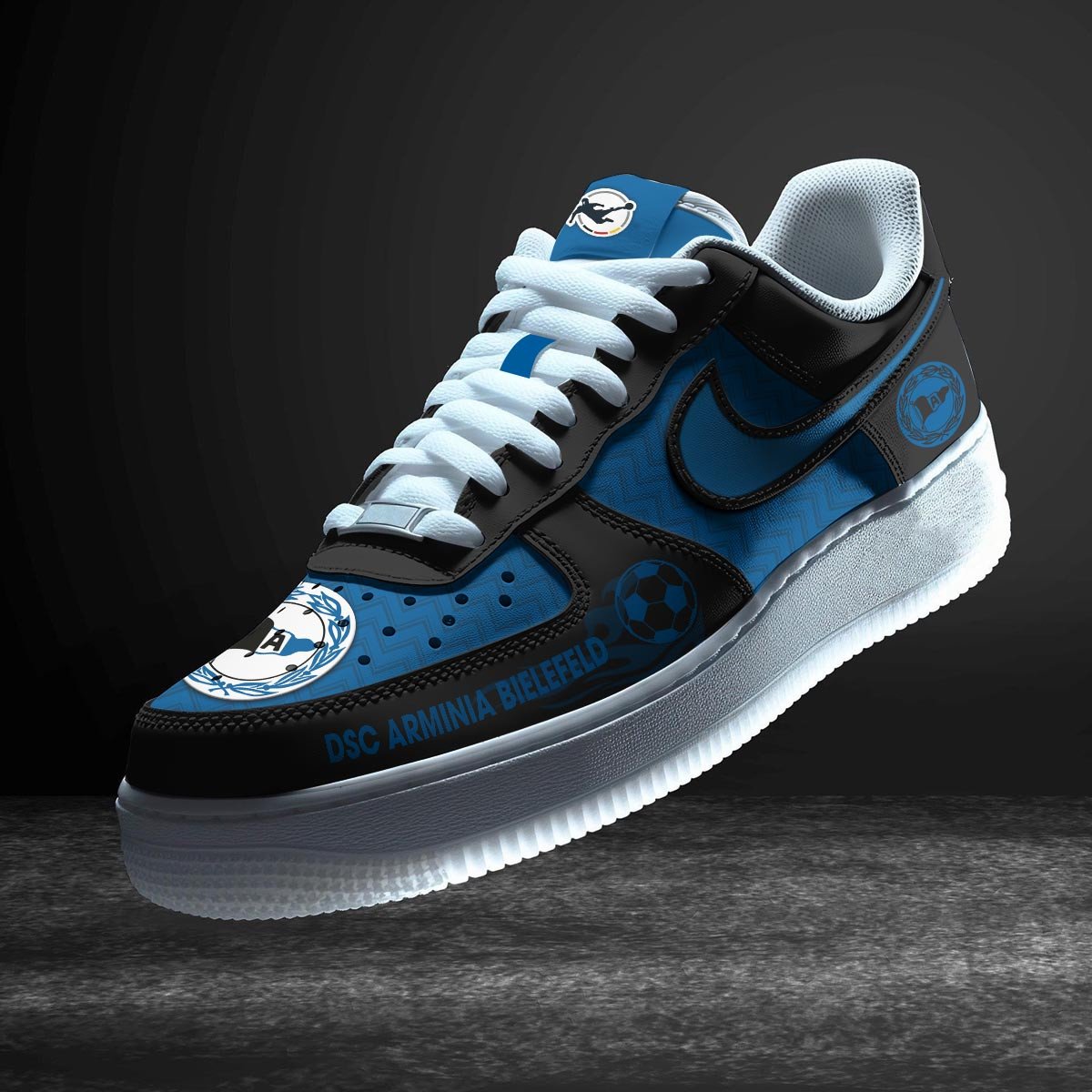 Ideafootwear Arminia Bielefeld Air Low-Top Sneakers Shoes For Men And Women 1