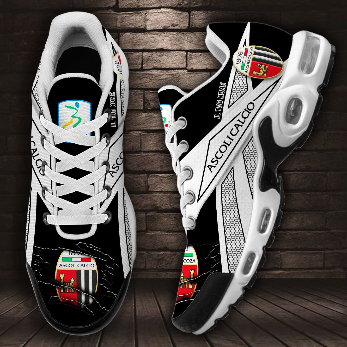 Ideafootwear Ascoli Calcio 1898 TN Shoes Sneakers For Men And Women