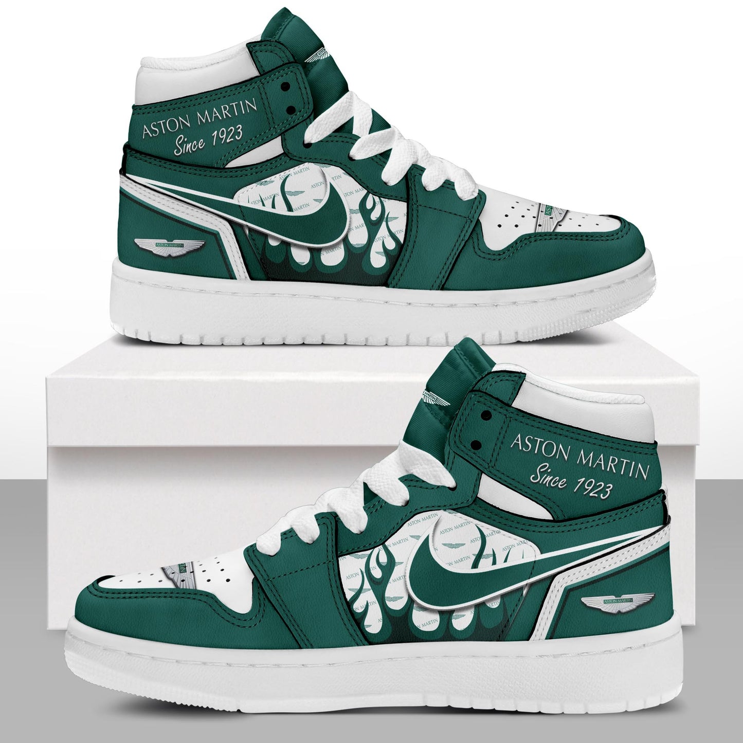 Ideafootwear Aston-Martin AJ1 High Sneakers Shoes For Men And Women