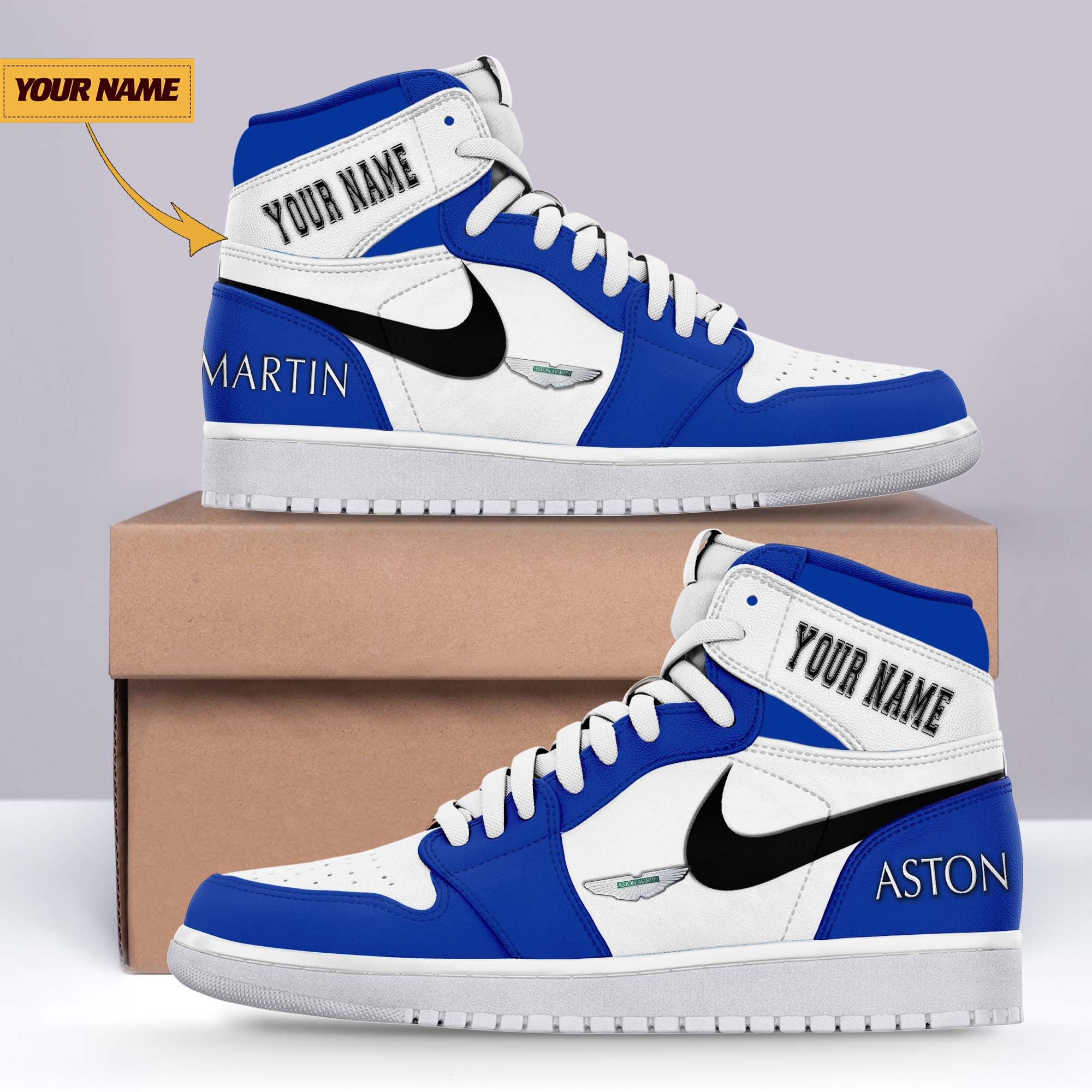 Ideafootwear Aston-Martin AJ1 High Sneakers Shoes For Men And Women