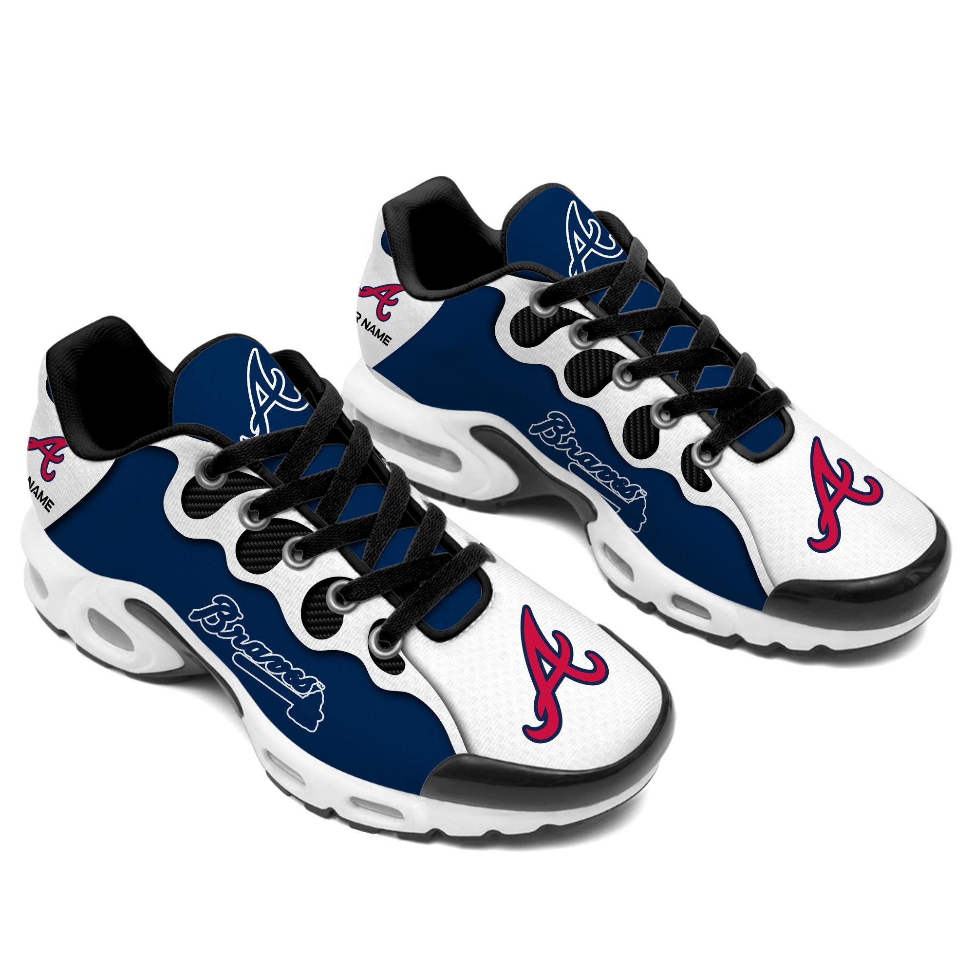 Ideafootwear Atlanta Braves TN Shoes Sneakers For Men And Women