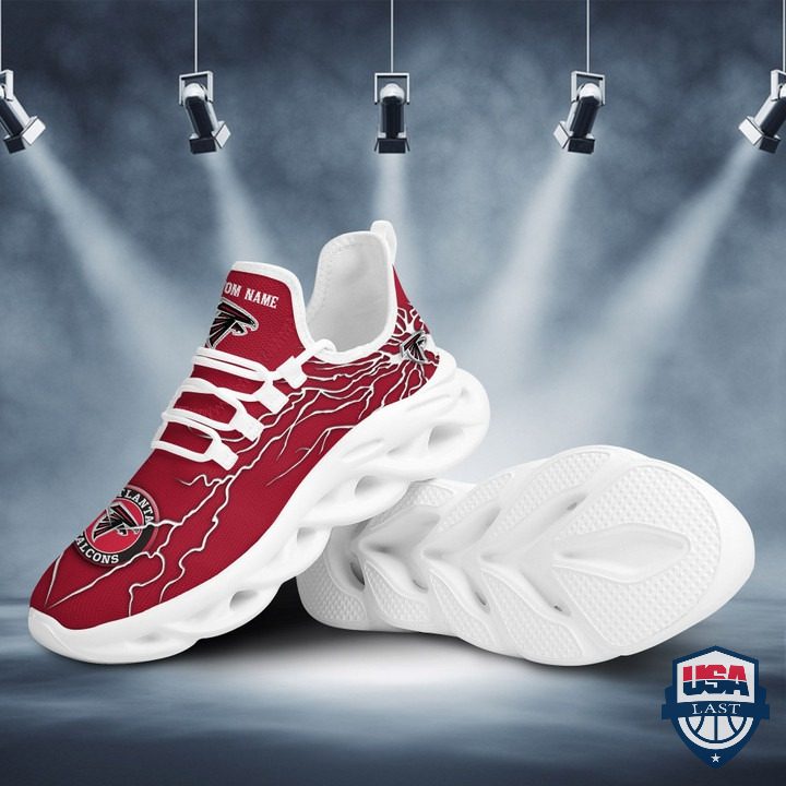 Ideafootwear Atlanta Falcons Thunderbolt Max Soul Shoes Sneakers For Men And Women