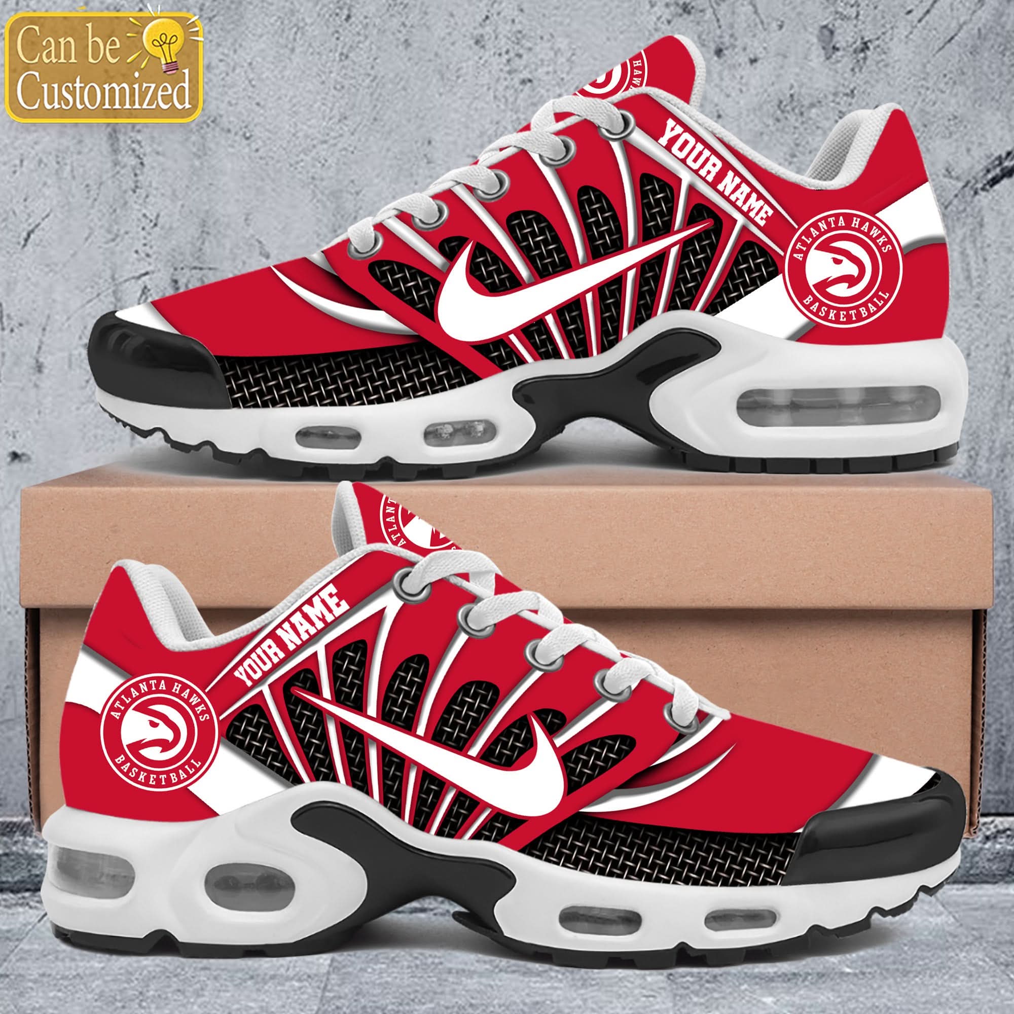 Ideafootwear Atlanta Hawks TN Shoes Sneakers For Men And Women