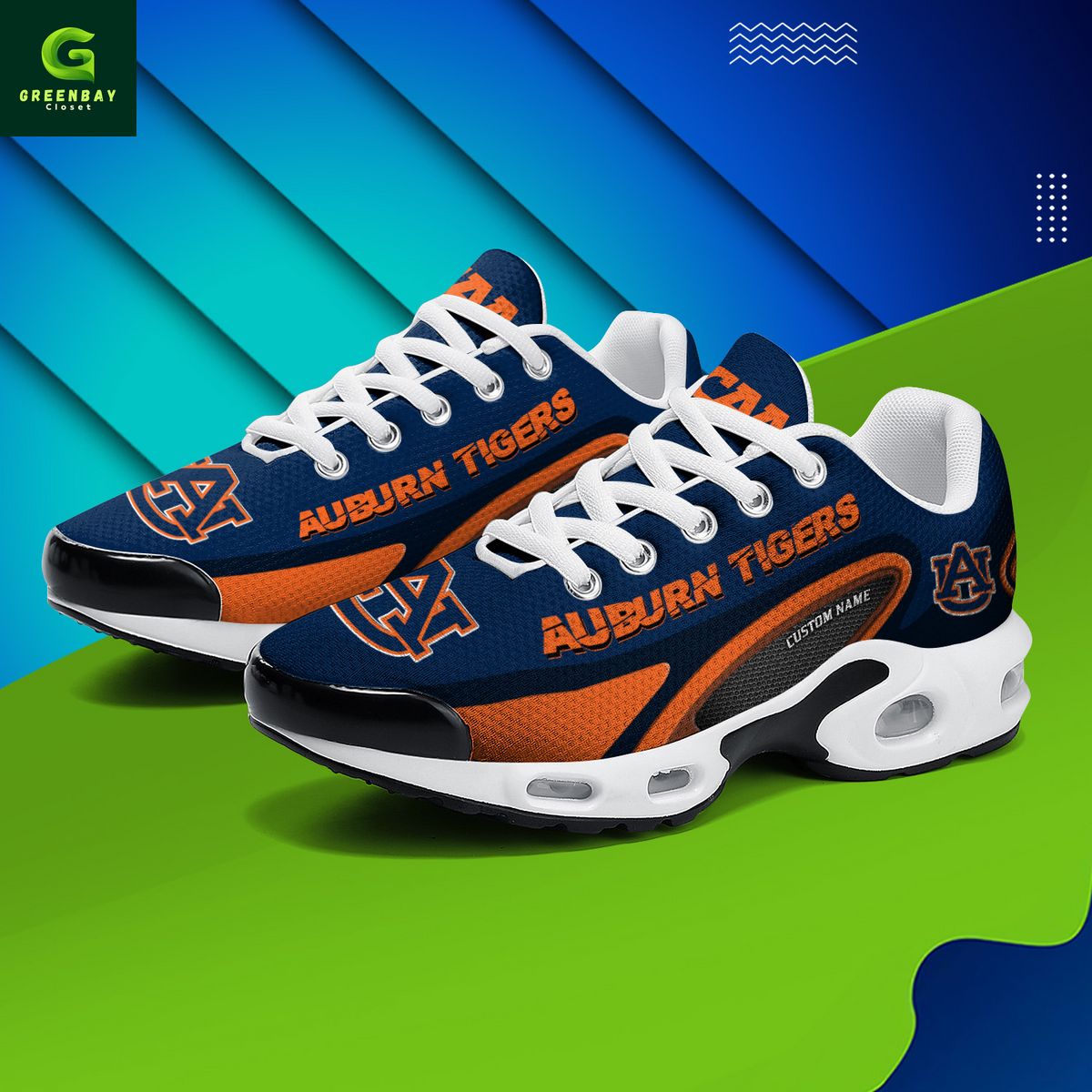 Ideafootwear Auburn Tigers TN Shoes Sneakers For Men And Women