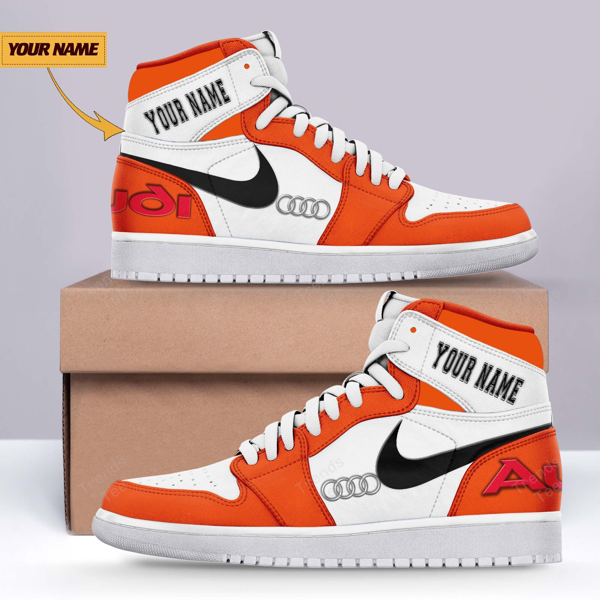 Ideafootwear Audi AJ1 High Sneakers Shoes For Men And Women