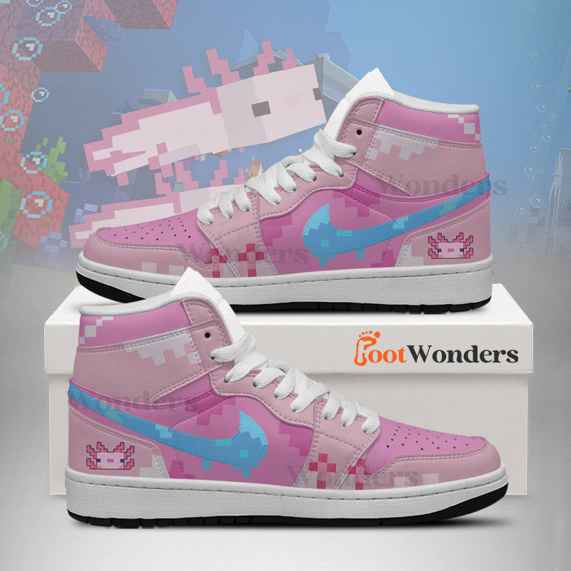 Ideafootwear Axolotl AJ1 High Sneakers Shoes For Men And Women