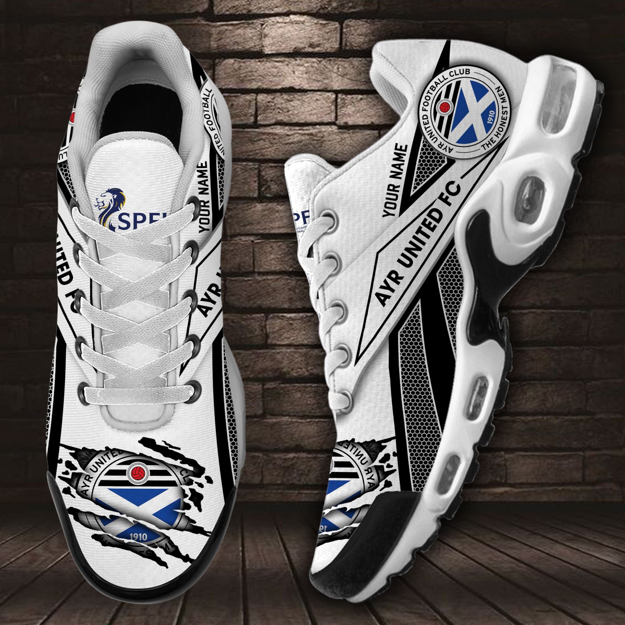 Ideafootwear Ayr United F.C. TN Shoes Sneakers For Men And Women