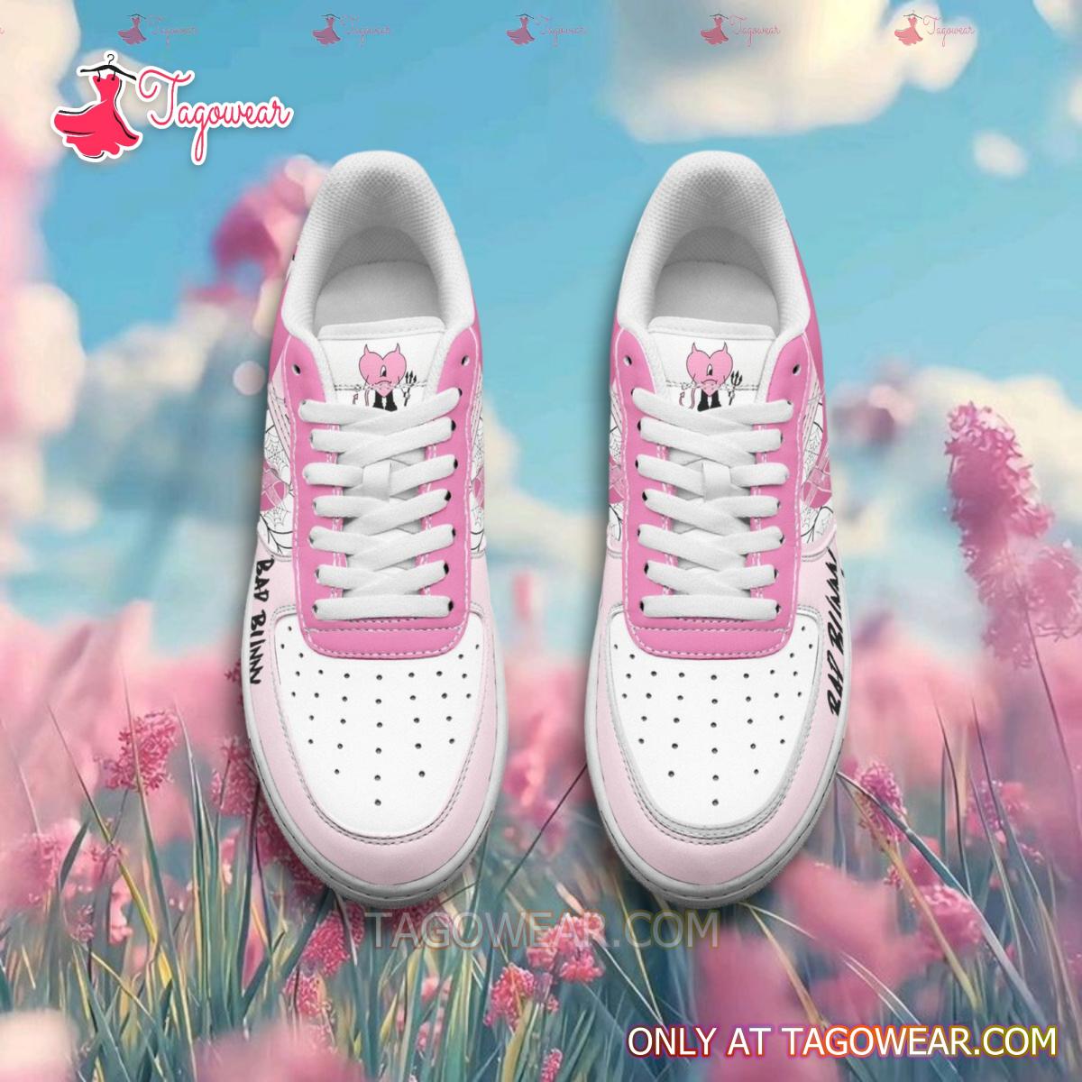 Ideafootwear Bad Bunny Air Low-Top Sneakers Shoes For Men And Women 3