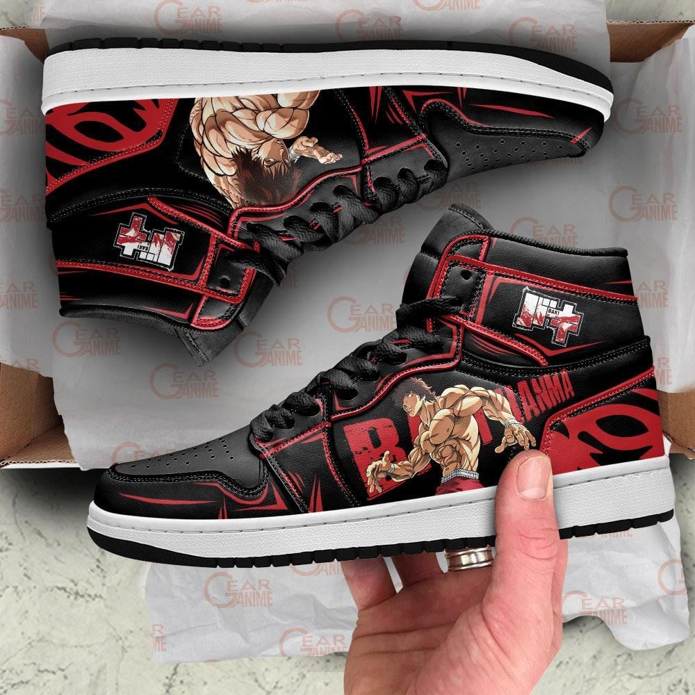 Ideafootwear Baki Hanma AJ1 High Sneakers Shoes For Men And Women