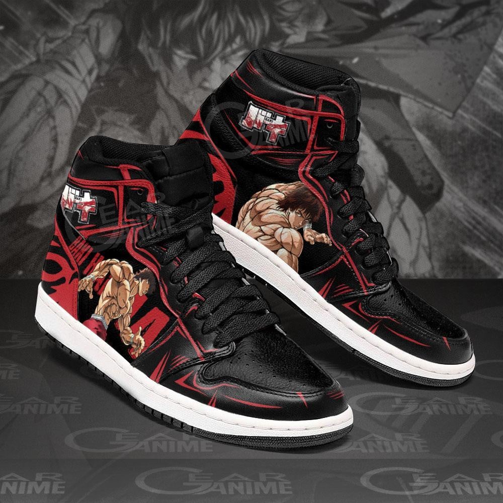 Ideafootwear Baki Hanma AJ1 High Sneakers Shoes For Men And Women
