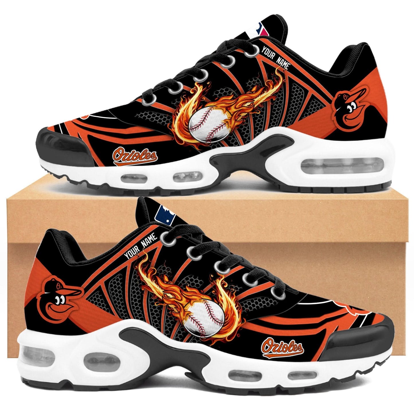 Ideafootwear Baltimore Orioles TN Shoes Sneakers For Men And Women
