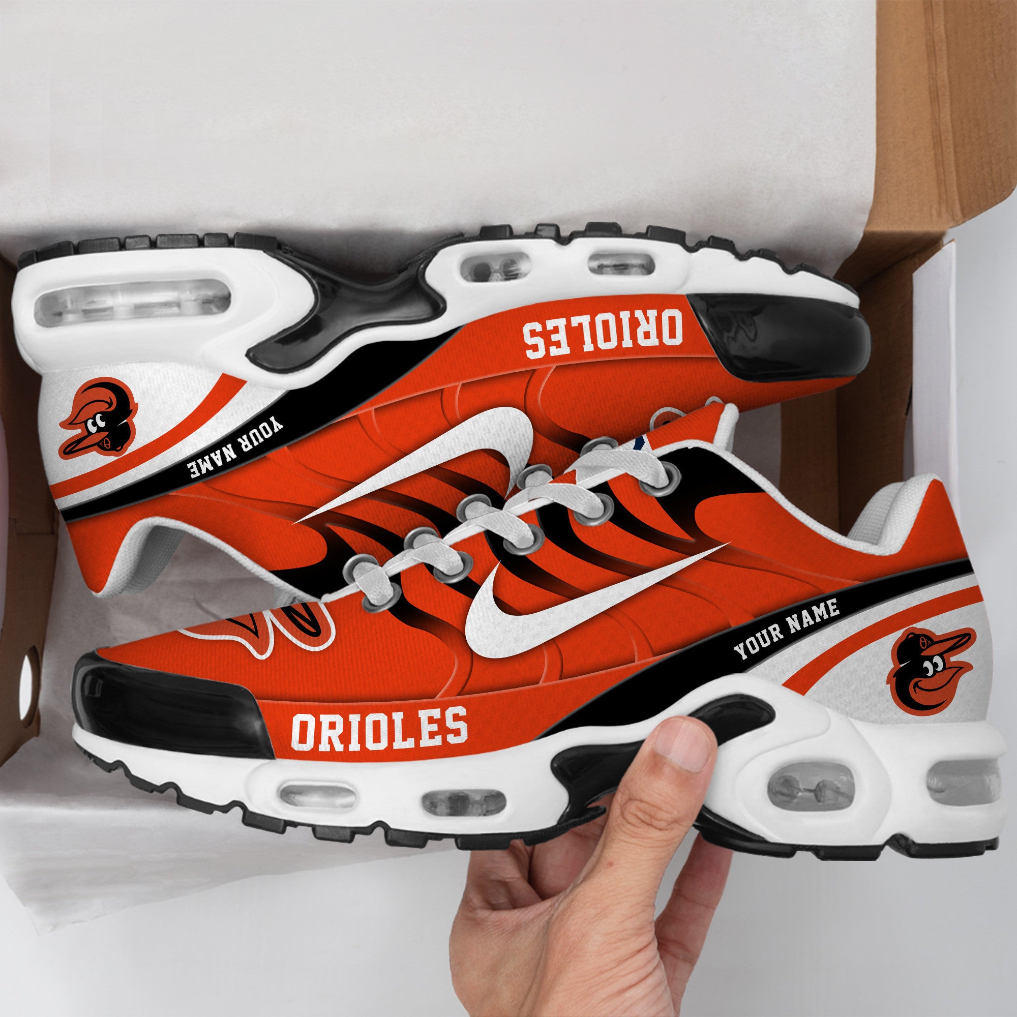 Ideafootwear Baltimore Orioles TN Shoes Sneakers For Men And Women