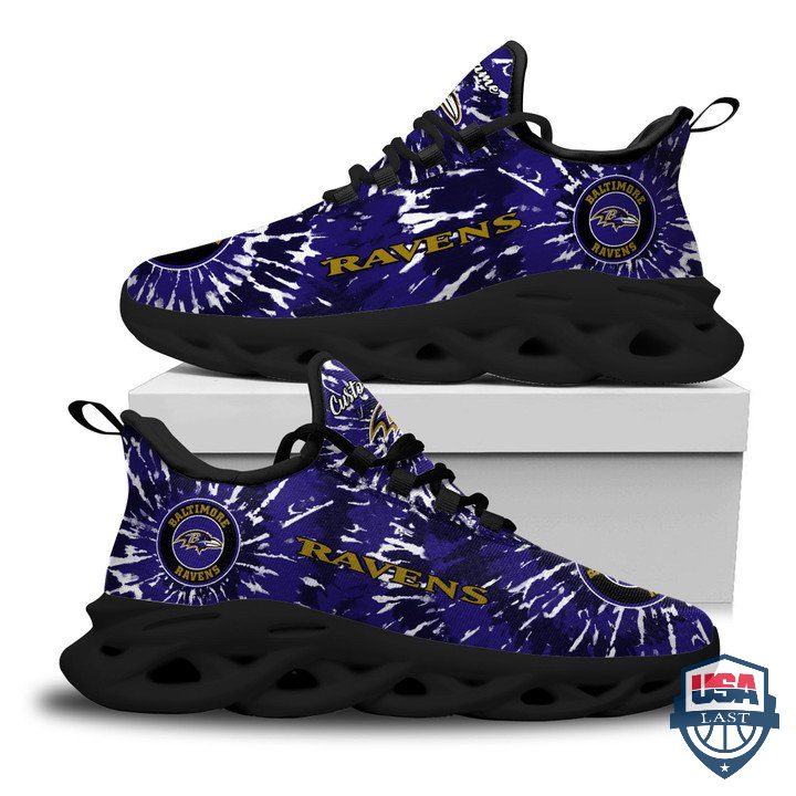 Ideafootwear Baltimore Ravens Max Soul Shoes Sneakers For Men And Women
