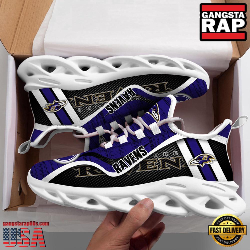 Ideafootwear Baltimore Ravens Max Soul Shoes Sneakers For Men And Women