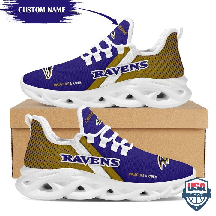 Ideafootwear Baltimore Ravens Max Soul Shoes Sneakers For Men And Women