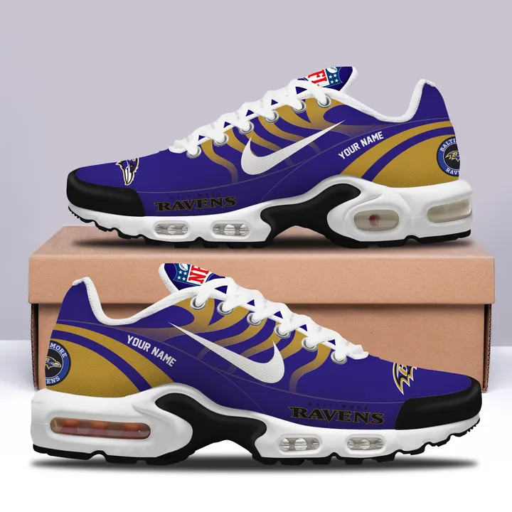 Ideafootwear Baltimore Ravens TN Shoes Sneakers For Men And Women