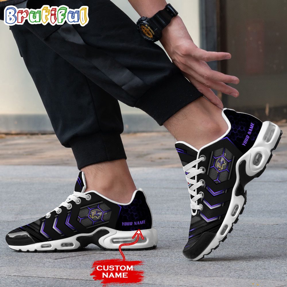 Ideafootwear Baltimore Ravens TN Shoes Sneakers For Men And Women