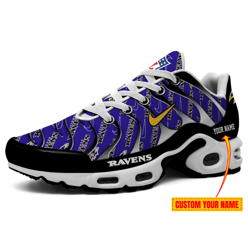 Ideafootwear Baltimore Ravens TN Shoes Sneakers For Men And Women