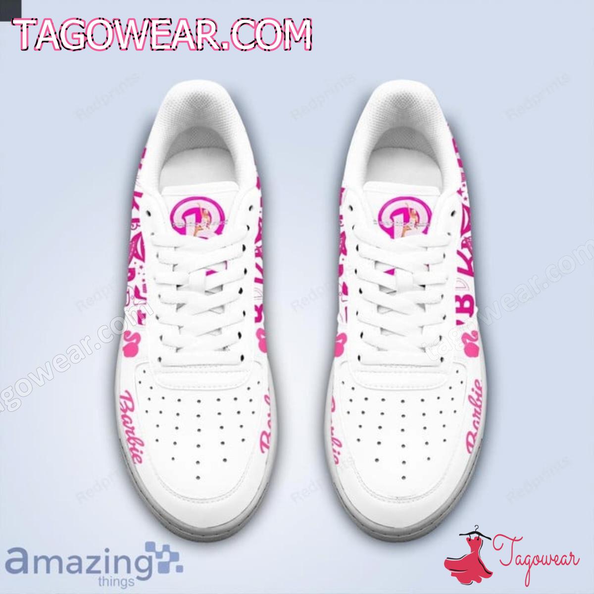 Ideafootwear Barbie Movie Air Low-Top Sneakers Shoes For Men And Women 2