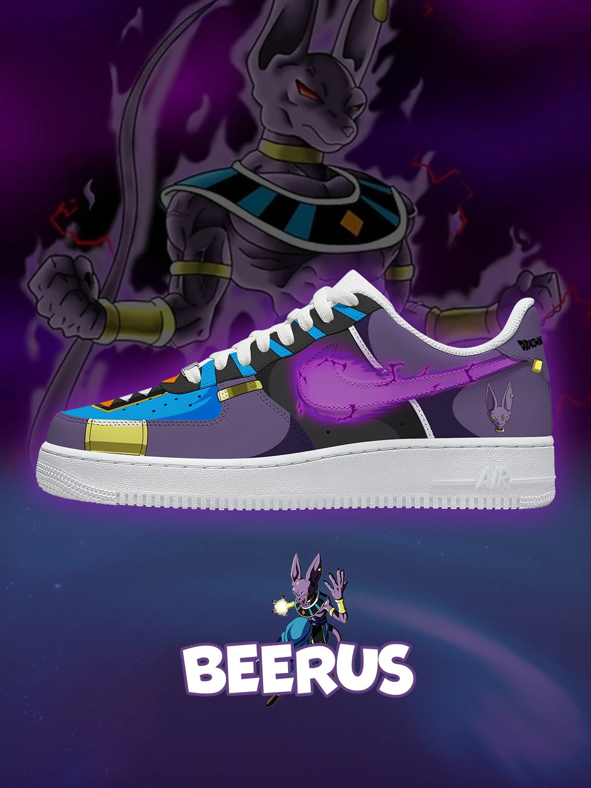Ideafootwear Beerus Air Low-Top Sneakers Shoes For Men And Women 1