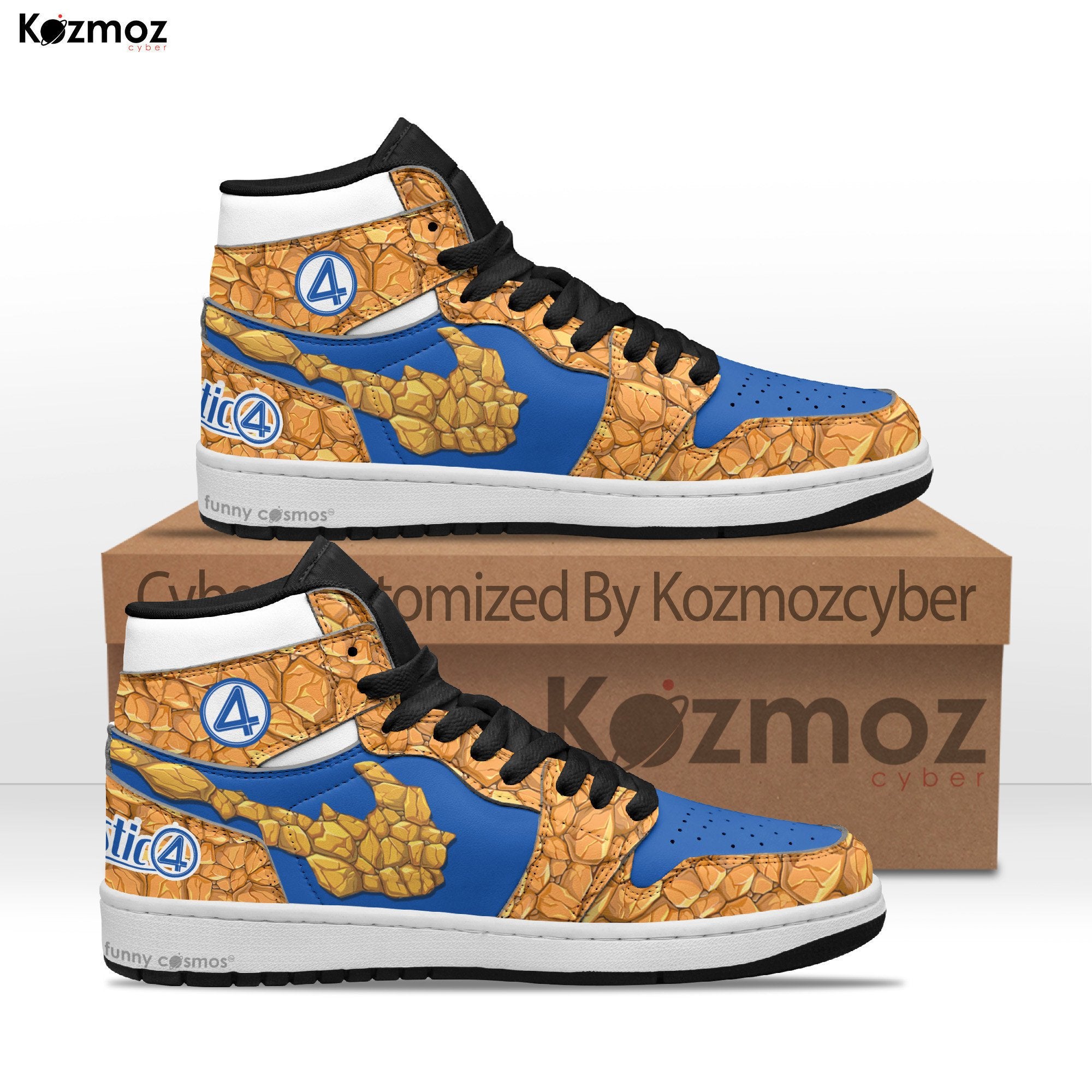 Ideafootwear Ben Grimm AJ1 High Sneakers Shoes For Men And Women