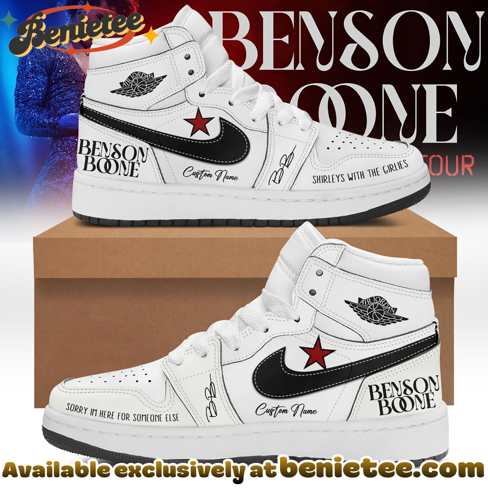 Ideafootwear Benson Boones AJ1 High Sneakers Shoes For Men And Women