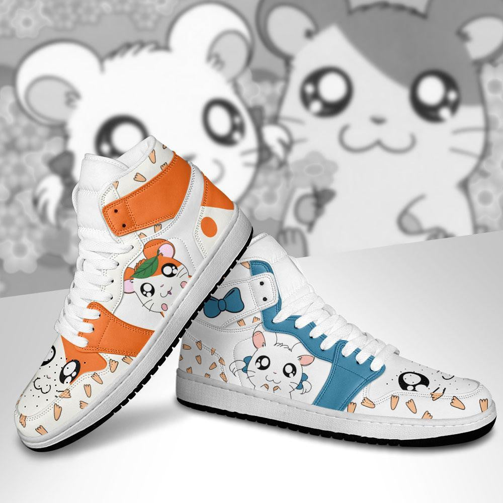 Ideafootwear Bijou Hamtaro AJ1 High Sneakers Shoes For Men And Women