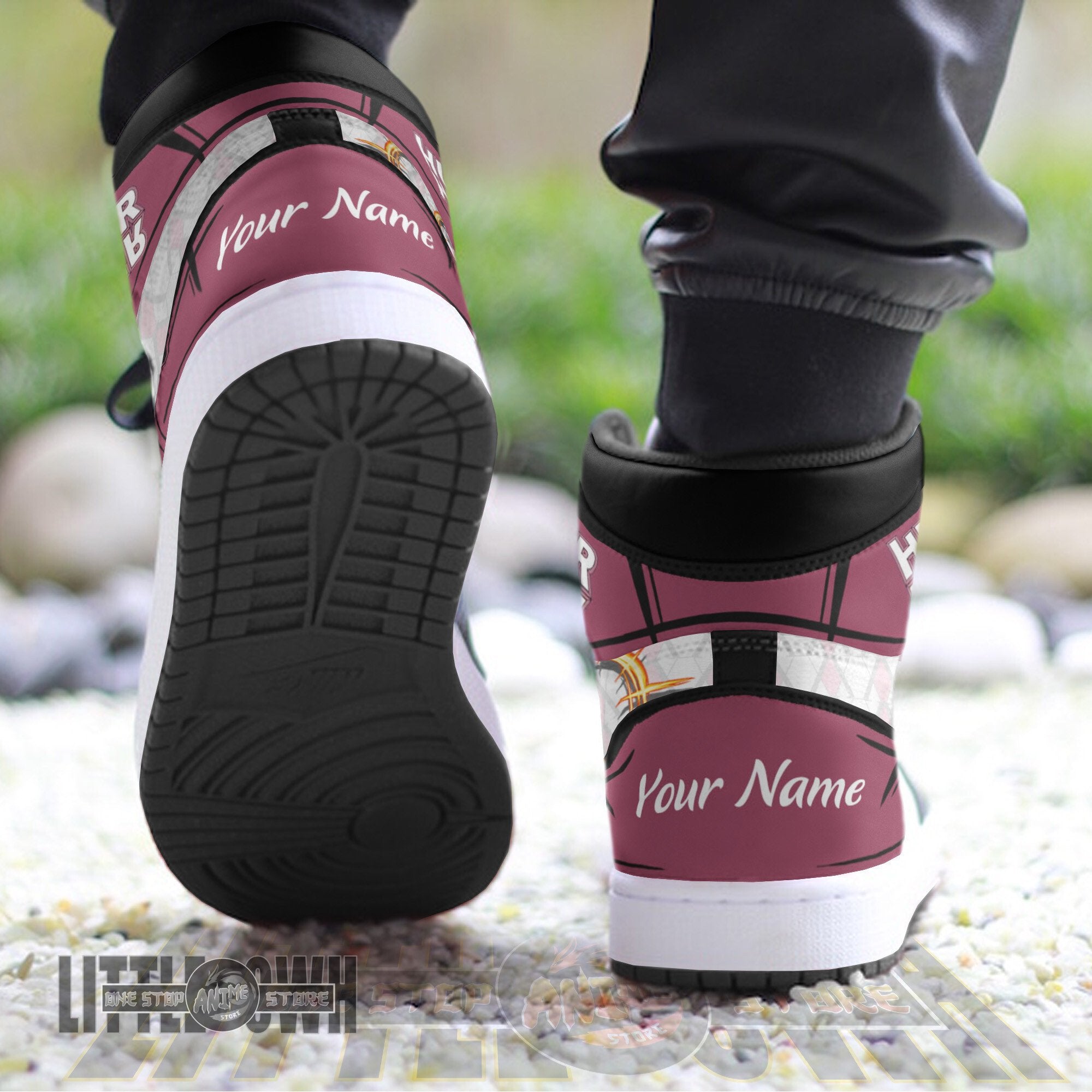 Ideafootwear Biscuit Krueger AJ1 High Sneakers Shoes For Men And Women