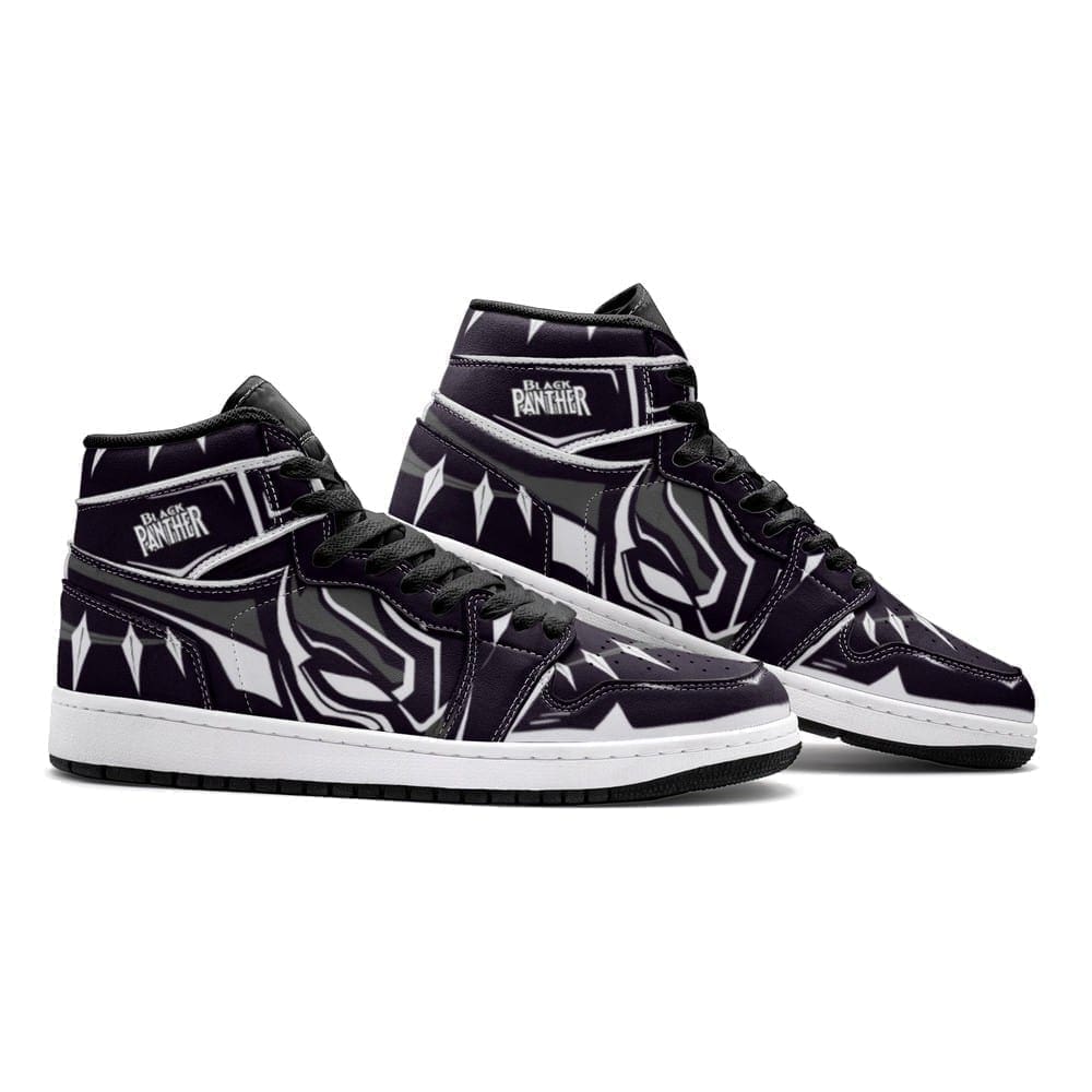 Ideafootwear Black Panther Wakanda AJ1 High Sneakers Shoes For Men And Women