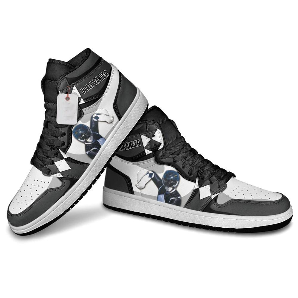 Ideafootwear Black Ranger AJ1 High Sneakers Shoes For Men And Women