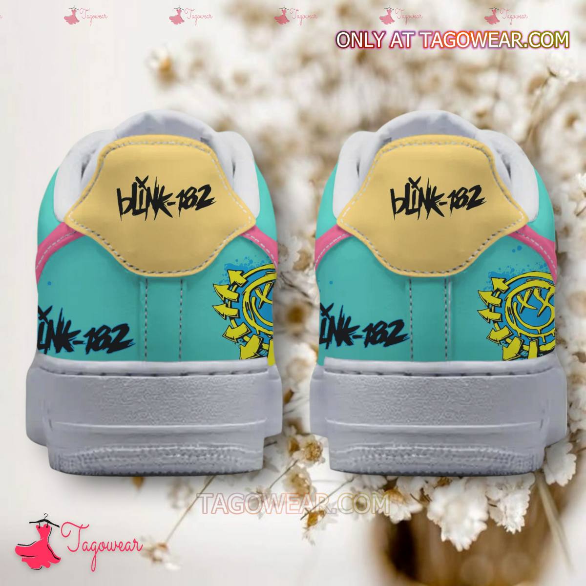 Ideafootwear Blink-182 Work Sucks I Know Air Low-Top Sneakers Shoes For Men And Women 3