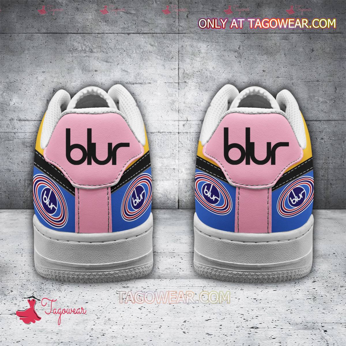 Ideafootwear Blur Band Air Low-Top Sneakers Shoes For Men And Women 4