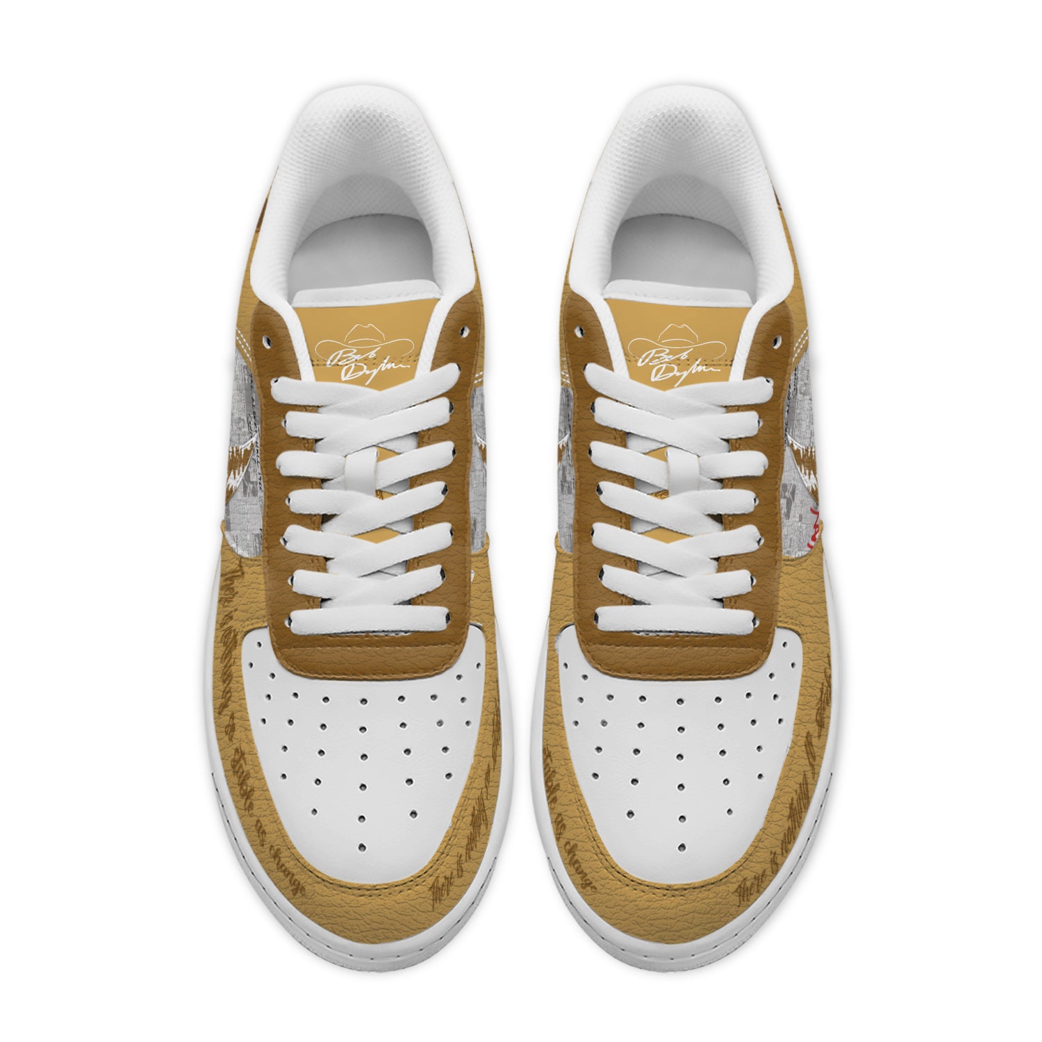 Ideafootwear Bob Dylan Air Low-Top Sneakers Shoes For Men And Women 3