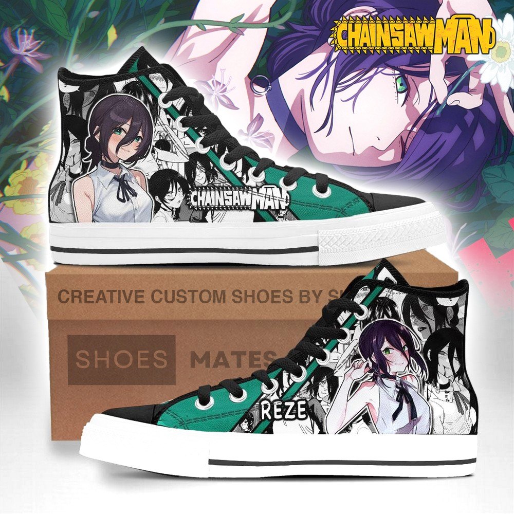 Ideafootwear Bomb Girl Reze AJ1 High Sneakers Shoes For Men And Women