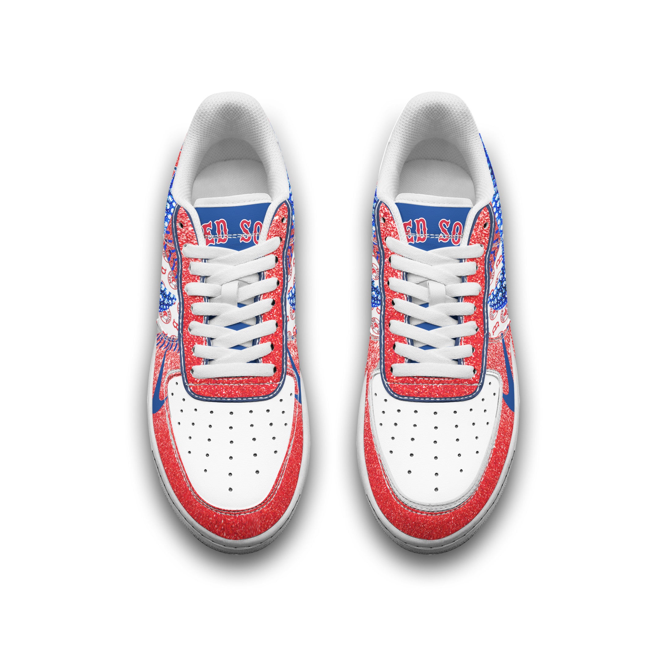Ideafootwear Boston Red Sox Air Low-Top Sneakers Shoes For Men And Women 3