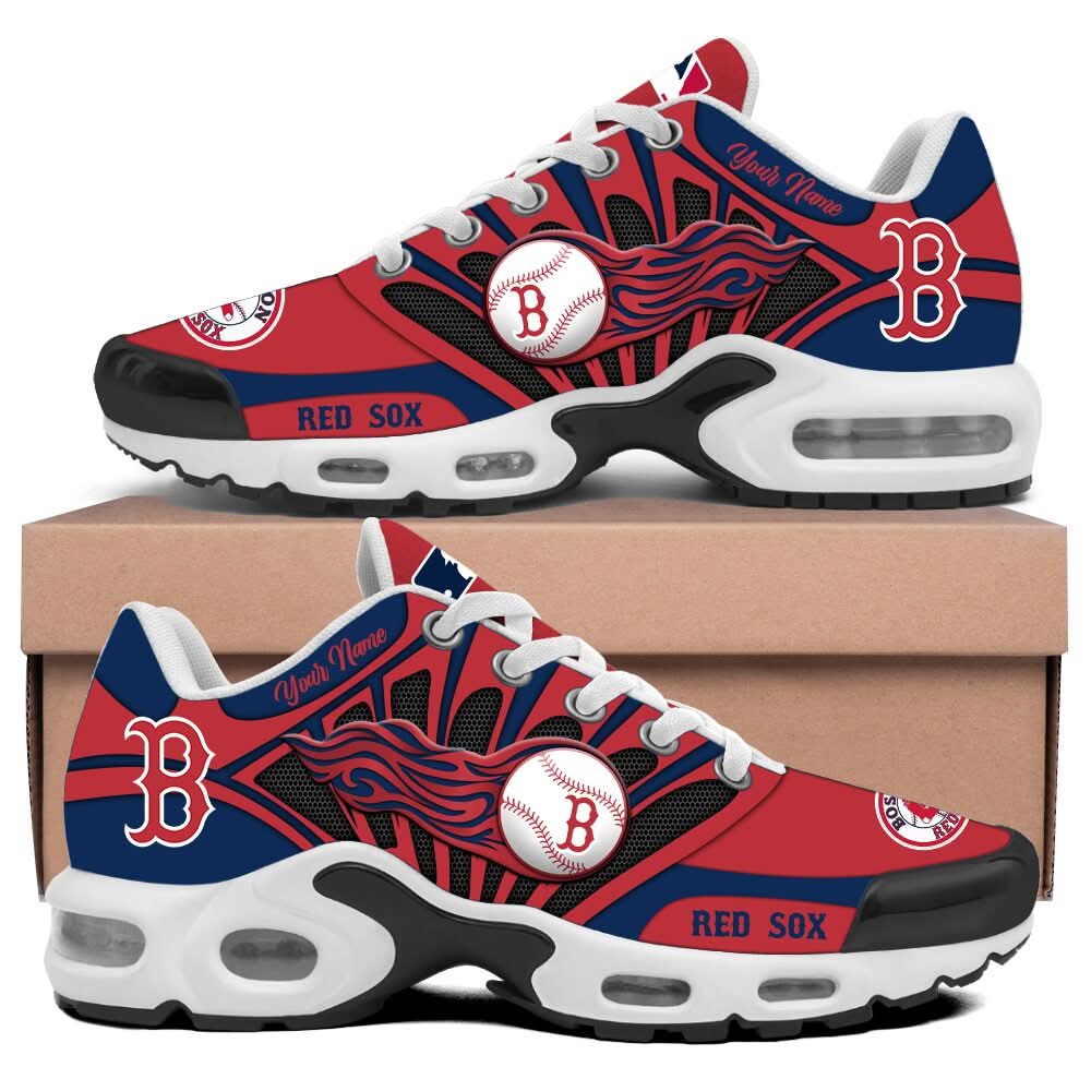 Ideafootwear Boston Red Sox TN Shoes Sneakers For Men And Women