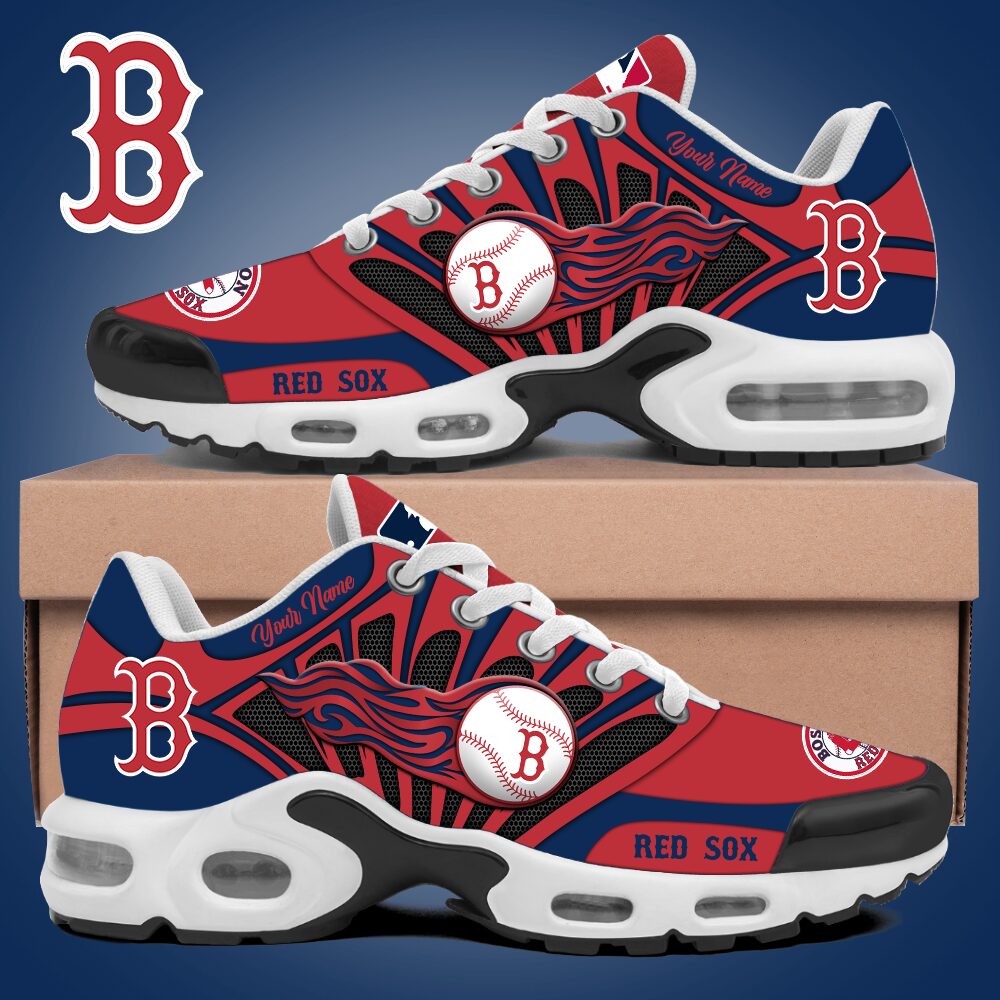 Ideafootwear Boston Red Sox TN Shoes Sneakers For Men And Women