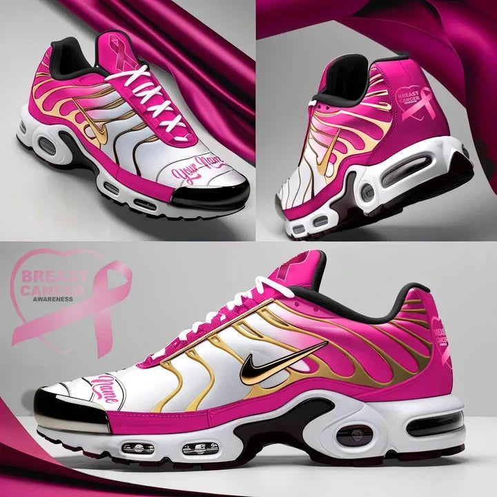 Ideafootwear Breast Cancer Awareness TN Shoes Sneakers For Men And Women