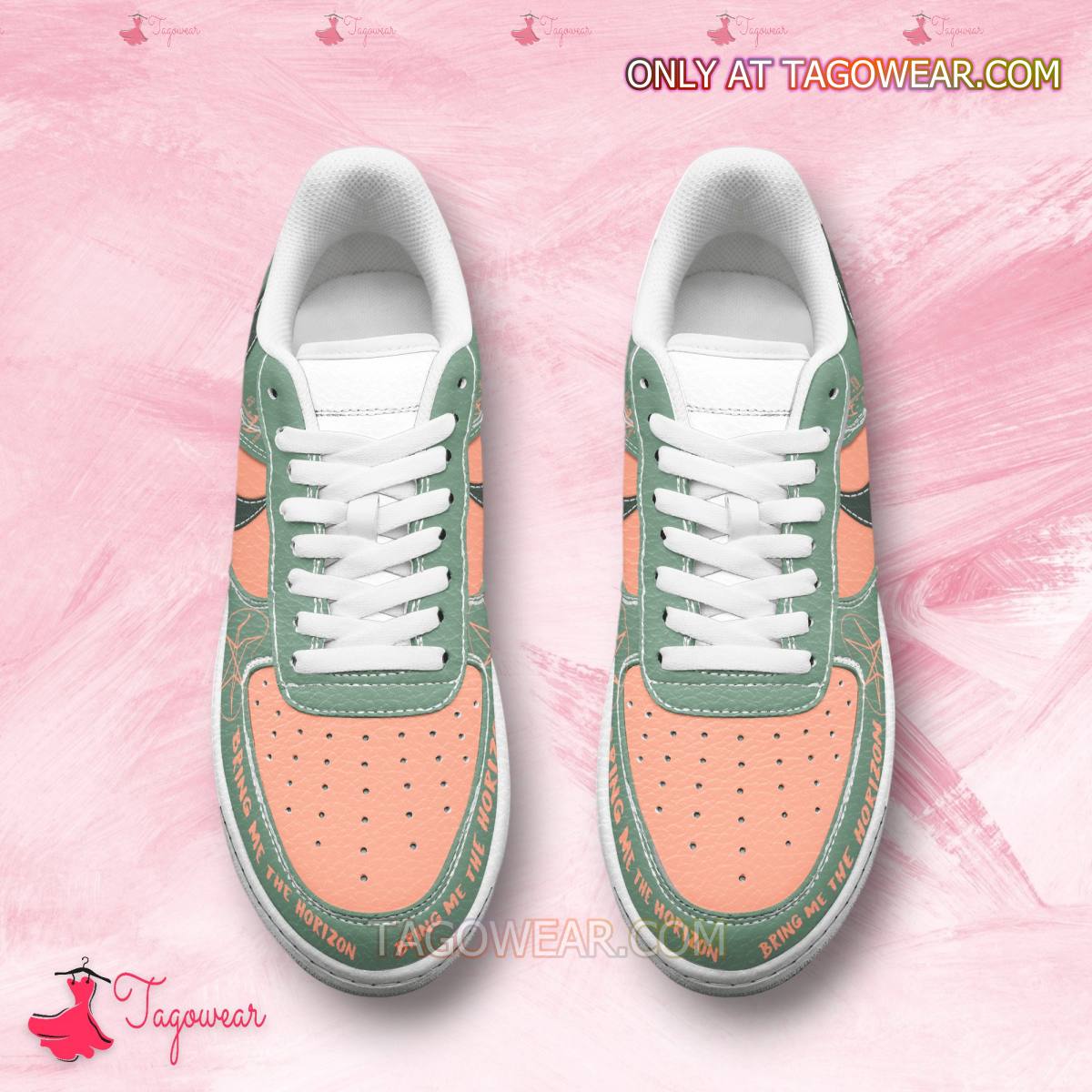 Ideafootwear Bring Me The Horizon Air Low-Top Sneakers Shoes For Men And Women 3